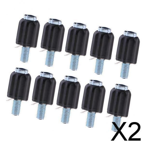 2X 10pcs Adjusters Derailleur Screws Bike Brake Cable Adjust Bolt M5x 25mm
