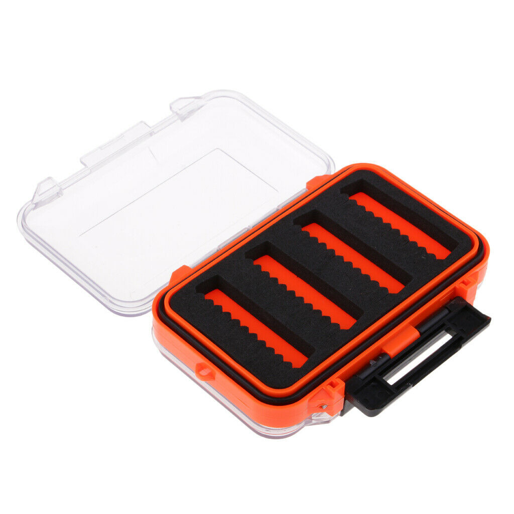 Double Sided Fishing Box Empty Fishing Tackle Equipment Box Fishing Lure Box