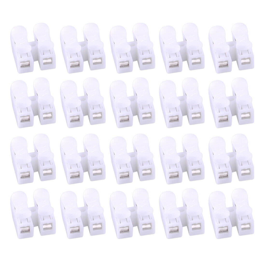 100 Self Locking Electrical Cable Connectors Quick Splice Lock Wire Terminals An
