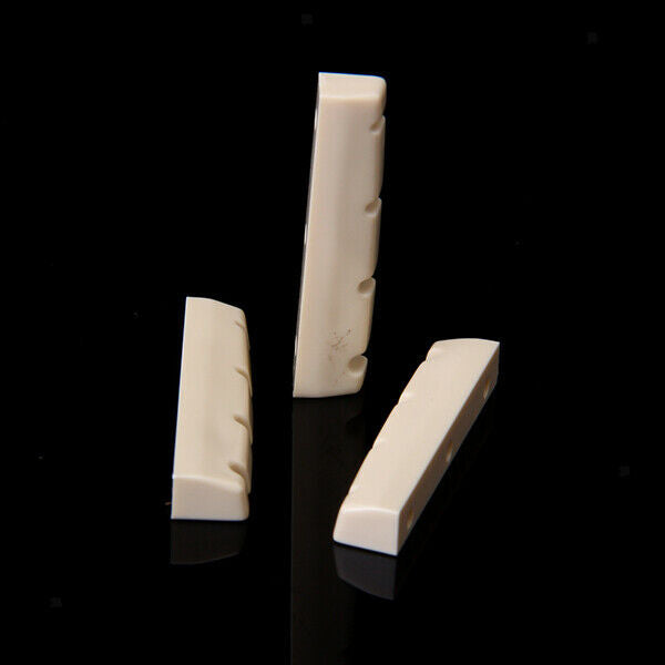 5pcs  Nut Slotted For Electric Guitar For 4 String Bass Durable Parts NEW
