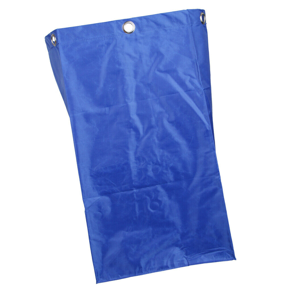 Janitorial Cart Cleaning Tool Waterproof Cart Storage Bag 40x28x69cm Blue