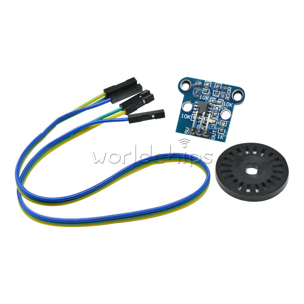2PC HC-020K Double Speed Measuring Sensor Module with Photoelectric Encoders Kit