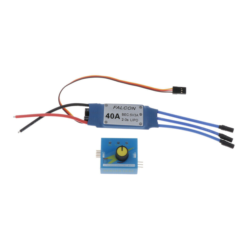 40A RC Brushless Motor Electric Speed Controller ESC 5V/3A UBEC + Speed Governor