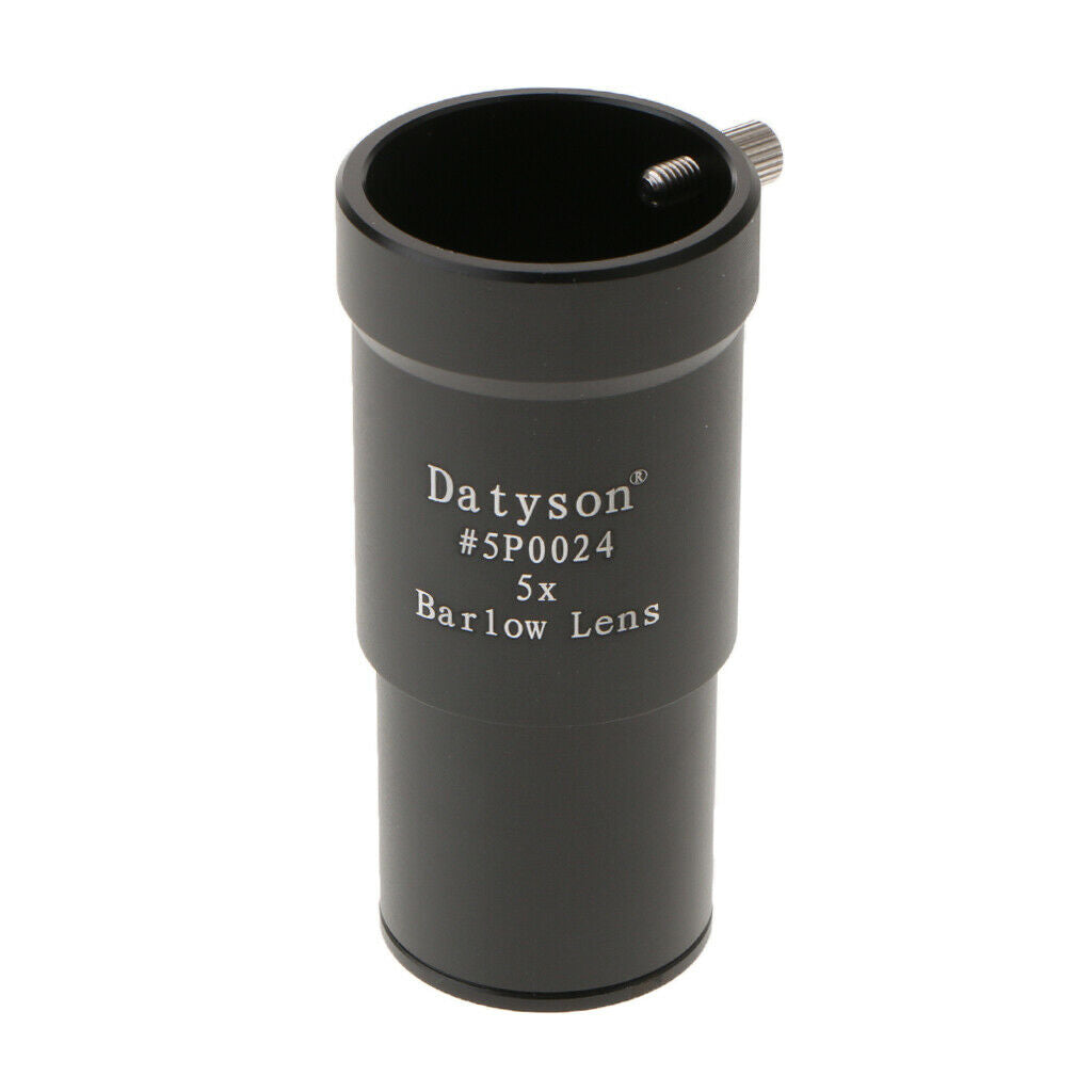 5X Magnification Barlow Lens 1.25''/31.7mm Full Metal for Telescope Eyepiece