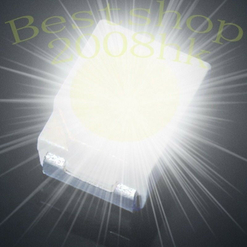 200PCS POWER SMD SMT White PLCC-2 3528 1210 Super Bright Light LED TOP