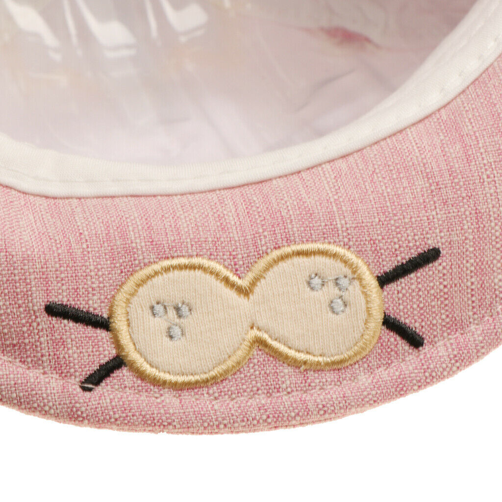 Baby Boys Girls Children Infant Hat Peaked Hats Beret Kids   Pink
