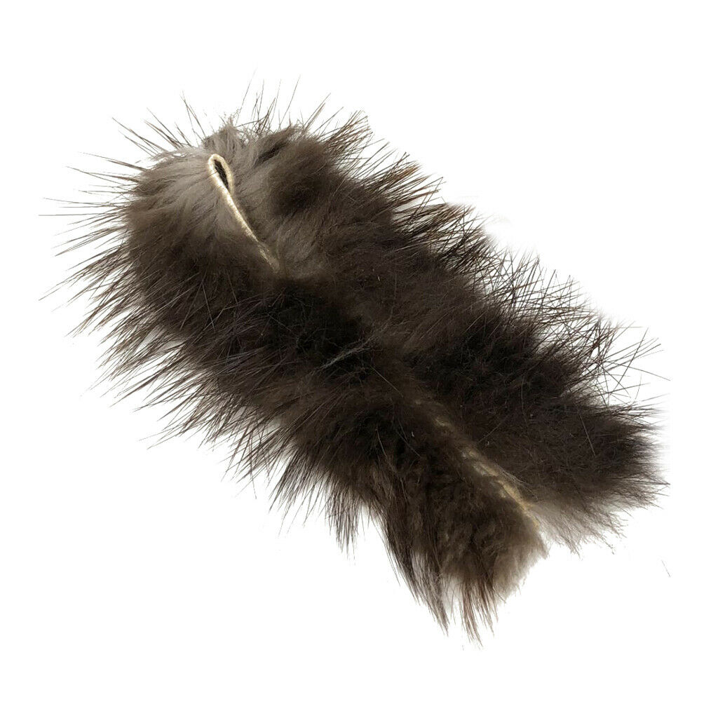 Pack of 2 Artificial Beaver Hair Bow String Bowstring Silencer Shock Absorber -
