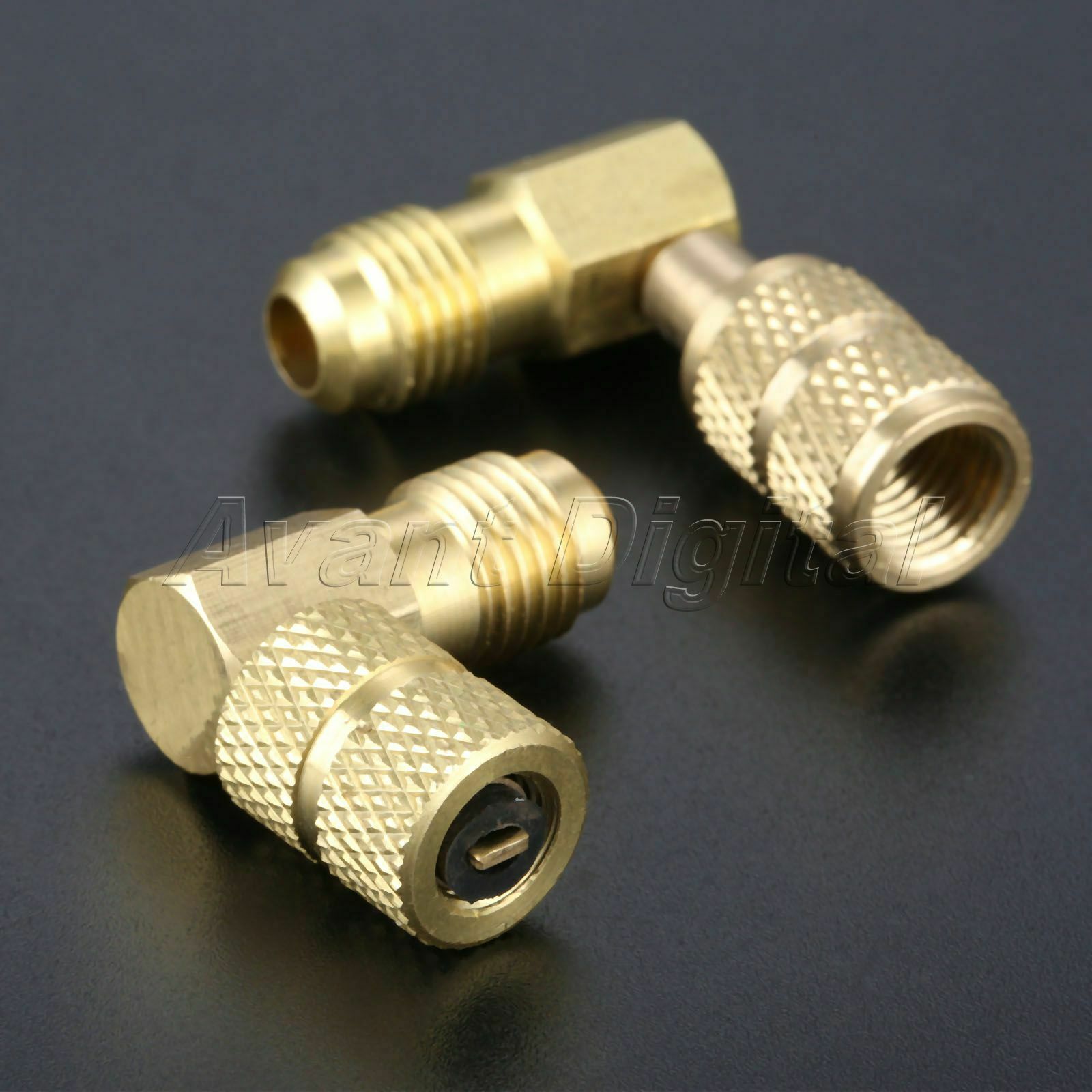 Auto A/C Air R134A R12 Conditioner Refrigeration Converting Adapter Hose Set Kit