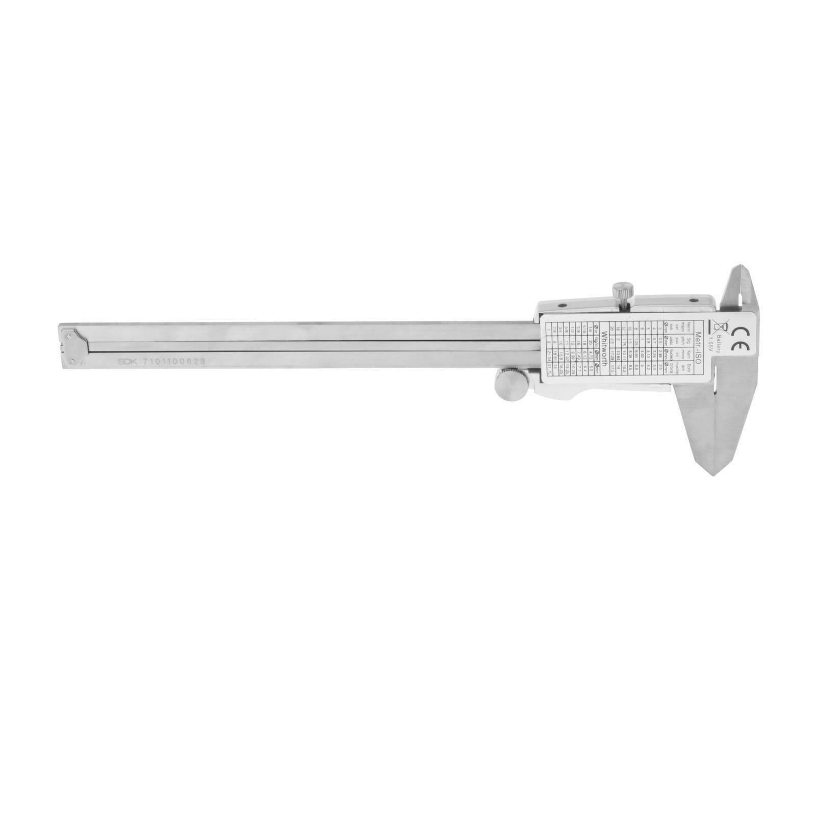 Digital Vernier Caliper Micrometer Electronic Tool Large LCD Screen Ruler