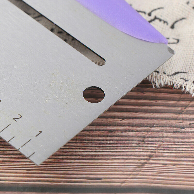 Adjustable Cake Scraper Baking Crisp Corners Cakes Comb Metal Cake Edge SmooBDA