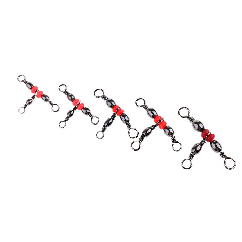 125 Pieces Of Fishing 3 Way Rolling Whirl   Suitable For Night Fishing