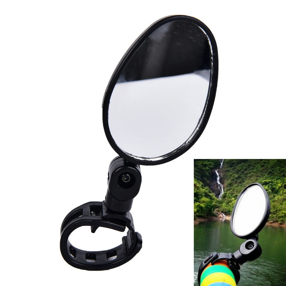 1pc Cycling Universal Handlebar Mirror 360C Rotate Bike Bicycle Rearvie J.l8