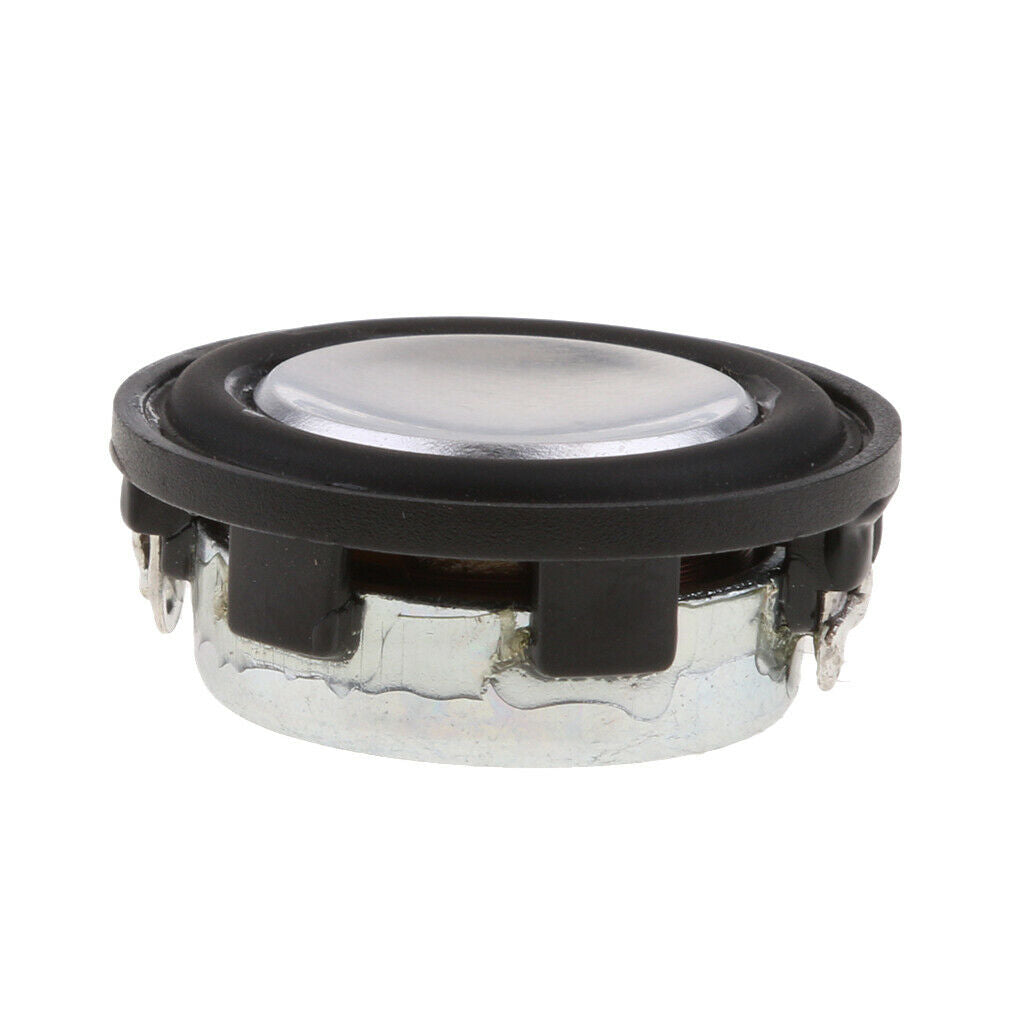 28mm Mini 2W Stereo Audio Speaker 4Ohm Full-range Loudspeaker Hifi NEW Black