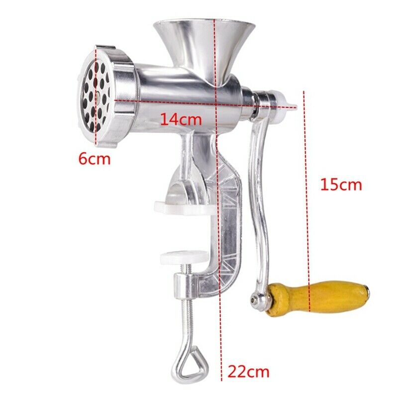 Manual Meat Grinder Aluminum Alloy Noodles Grinding Machine Dishes Handheld MaU5