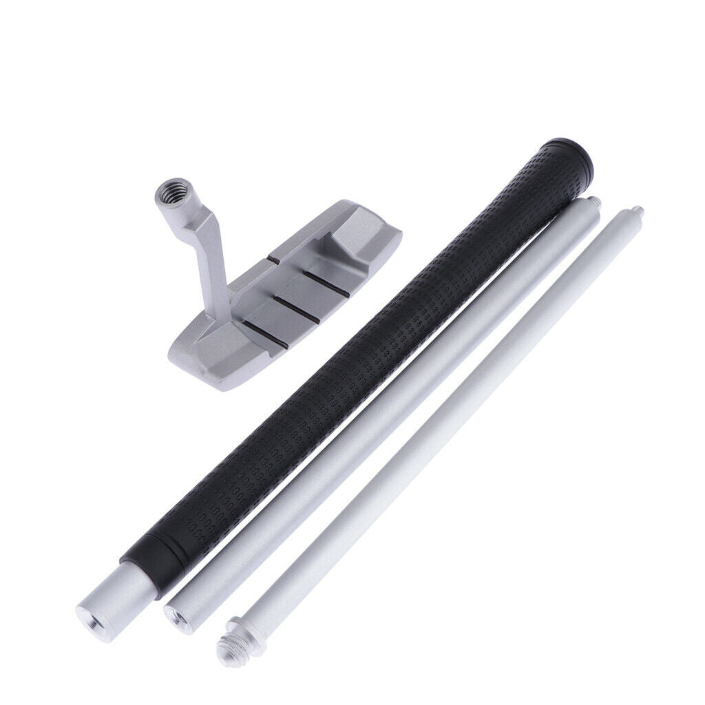 Aluminum Alloy Collapsible Golf Putter Right Hand Putting Training Aids Tool