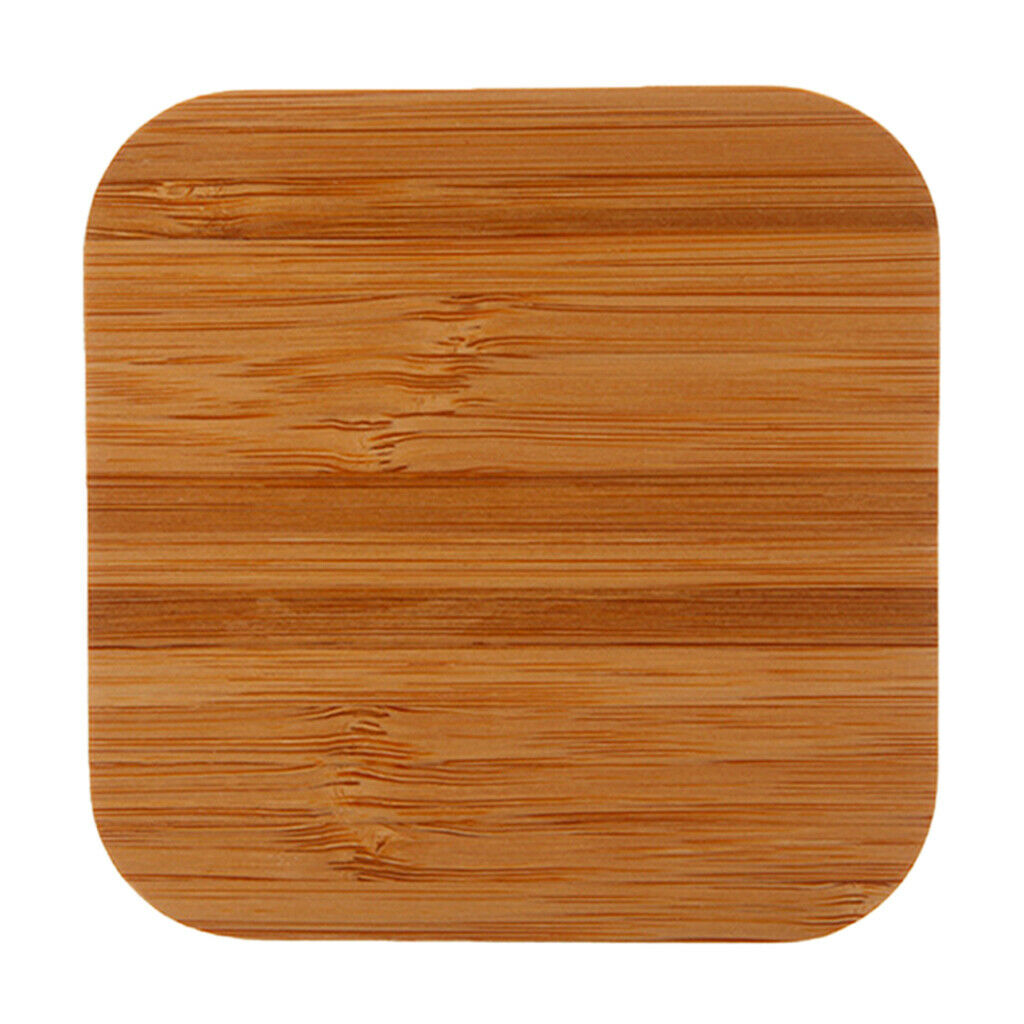 Bamboo Wood Portable Pad High Efficiency Wireless Charger for   Note 8