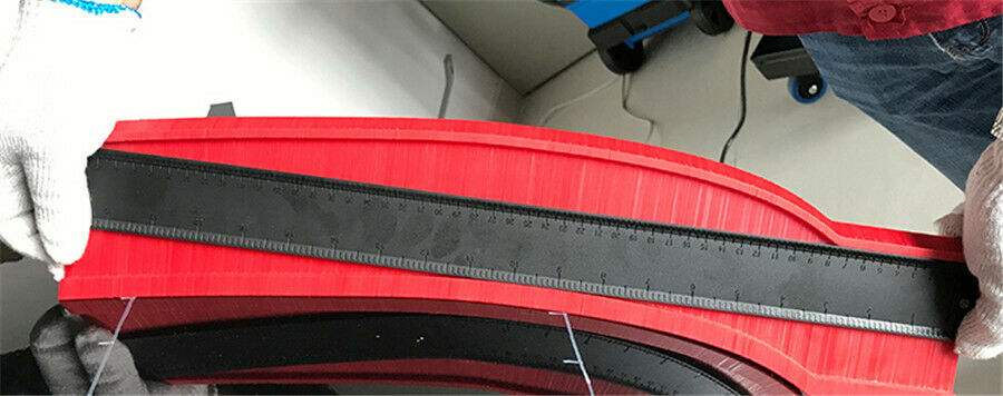 50CM Car Dent Measurement Body Repair Scale Ruler Arc Measuremt Tool New Quality