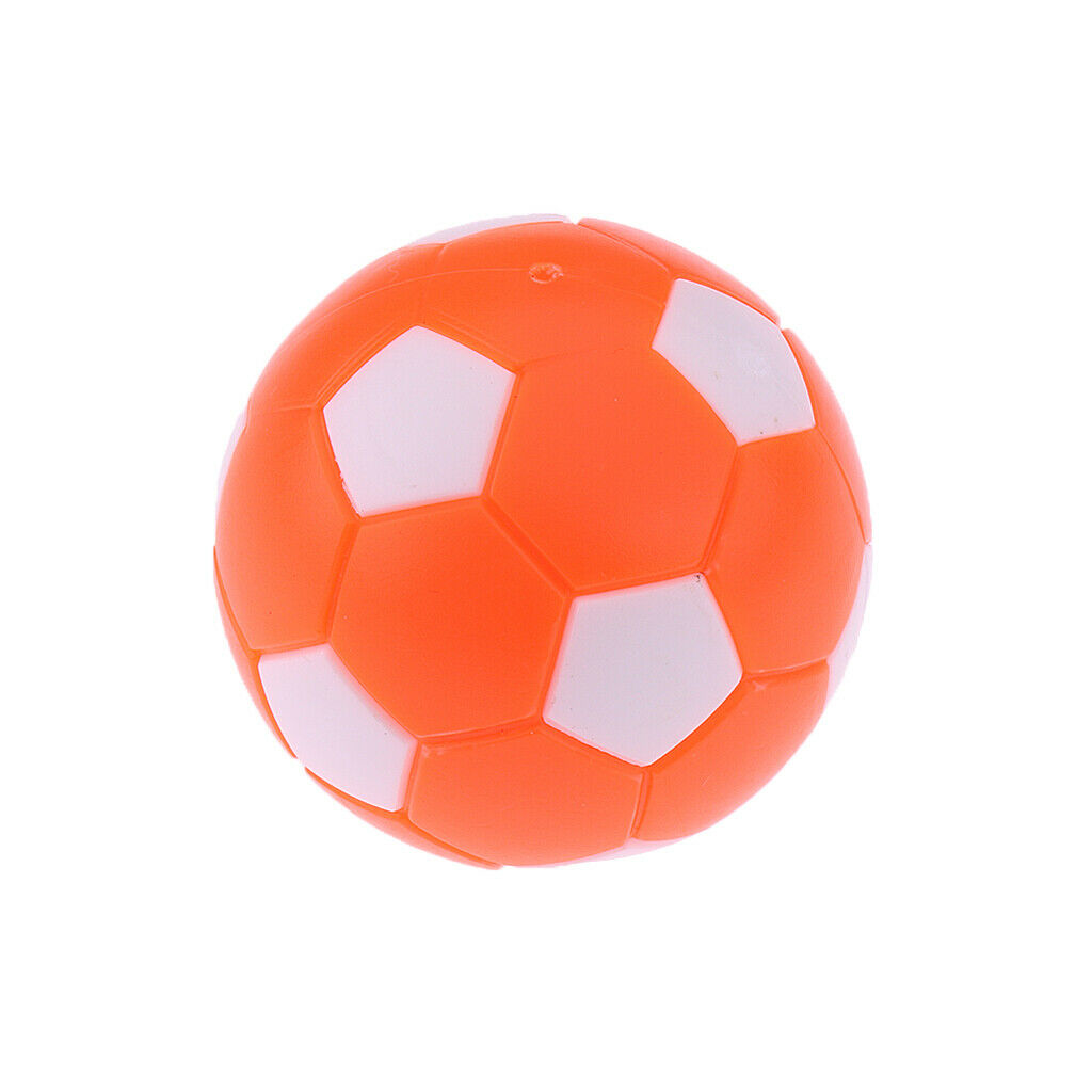 6Pcs Soccer Table Foosball Ball 36mm Plastic Replacement Fooseball Game.Fun.Set