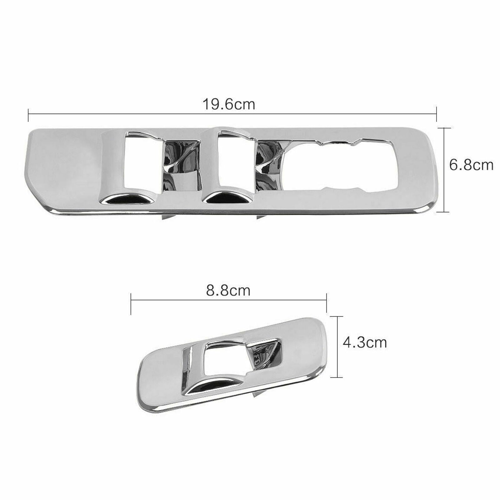 For 2015-2018 Ford F150 Accessories Window lift switch panel Chrome Cover trims