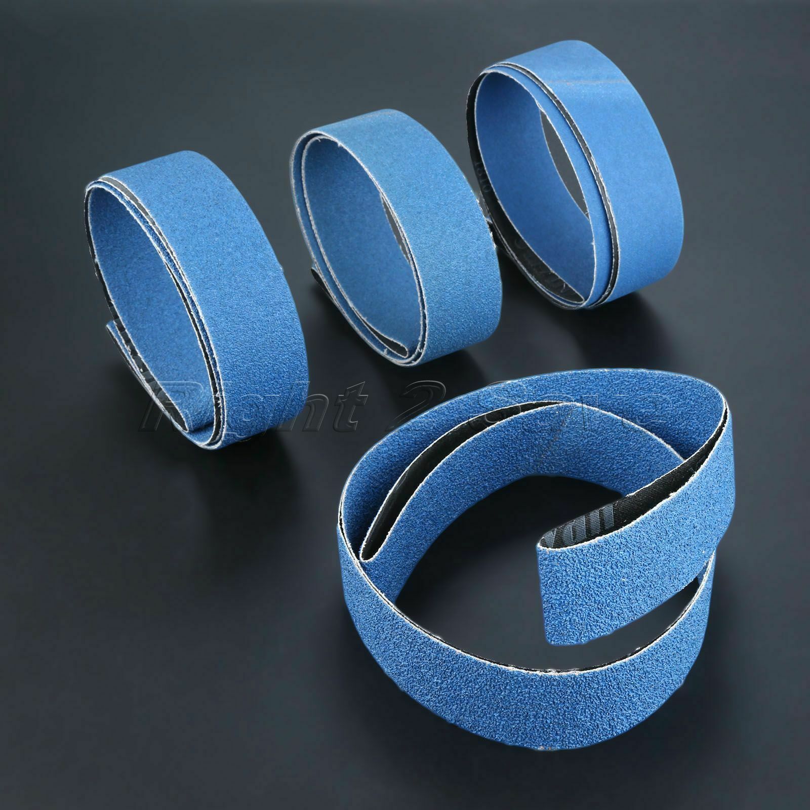 40# 60# 80# 120# Grit Grinding Sanding Belt Abrasive Sander Polishing Tool 4pcs
