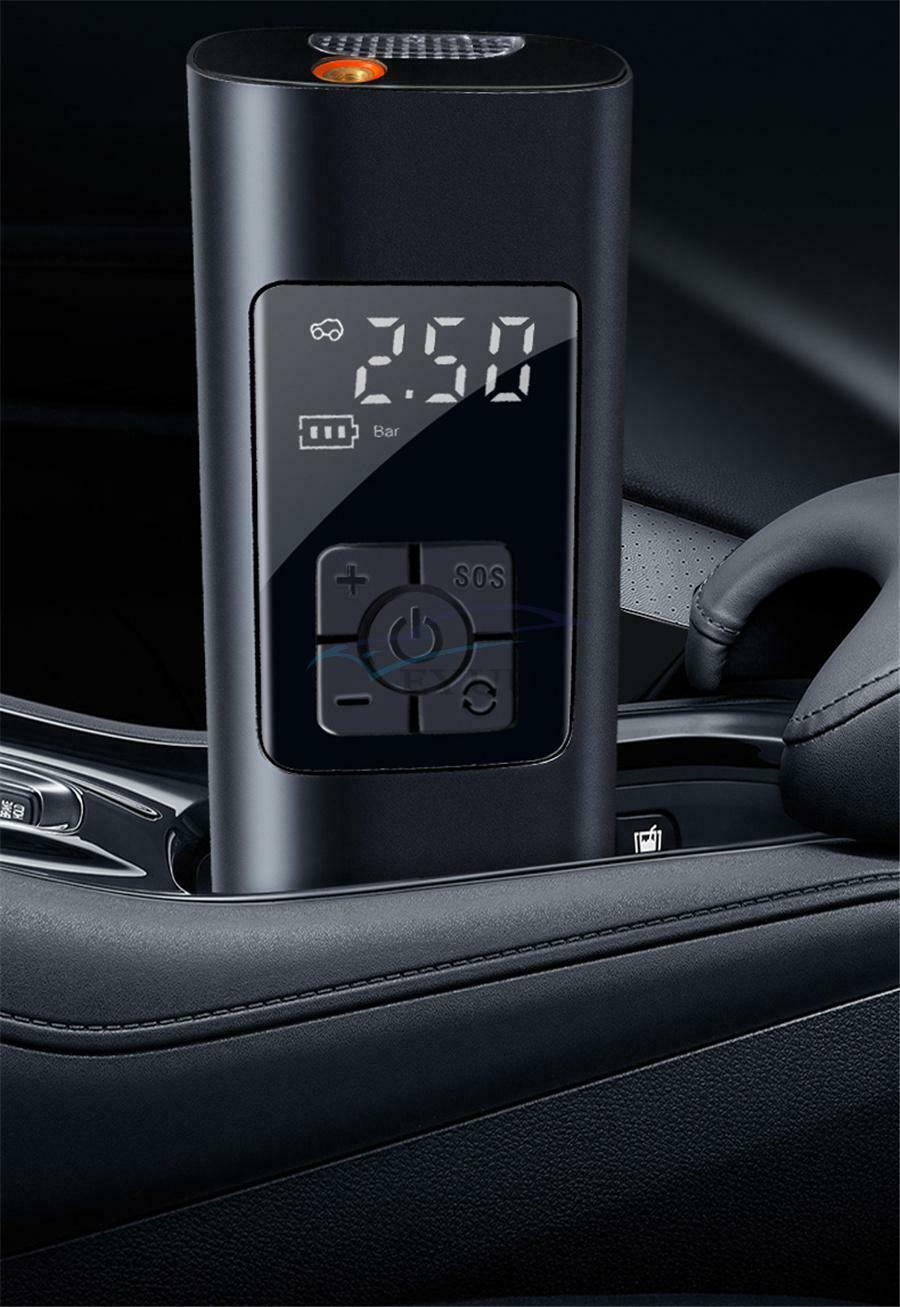 1 Set DC 12V 140psi Portable Electric Digital Display Car Air Pump Mini Inflator