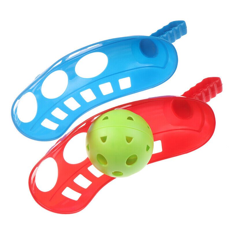 Scoop Ball Set Catching Game Trackball Sport Lacrosse Racket Game Toys KidsS Kt