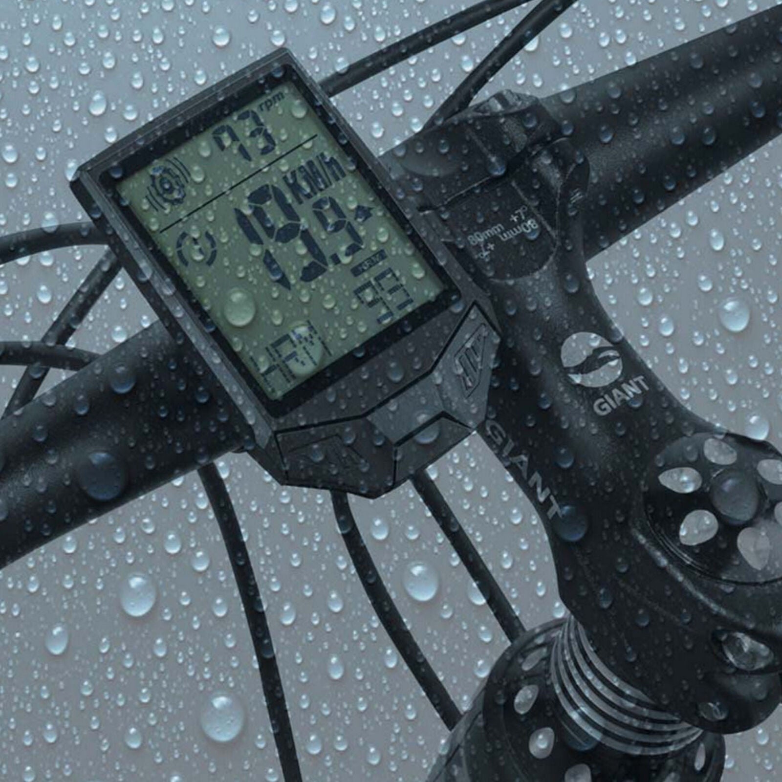 3 In 1 Wireless Cycling Computer Waterproof LCD Bike Cycle Speedometer Odometer