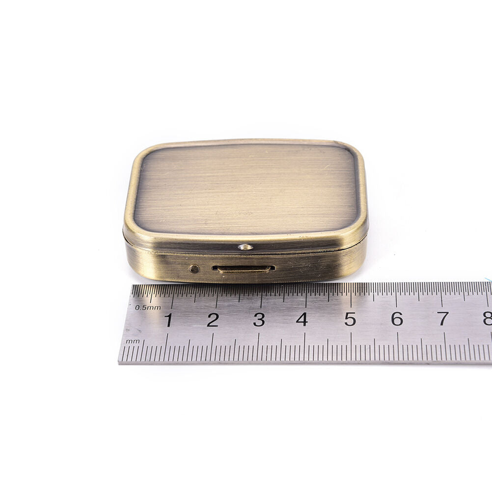 1X Metal Pill Box Medicine Organizer Container Jewellery Case Storage Hol.l8