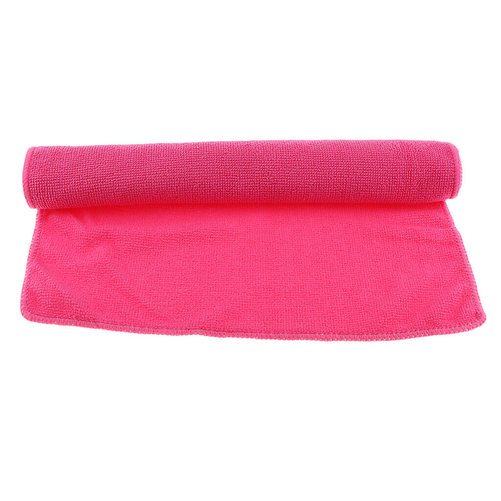 All-Purpose Microfiber Cleaning Cloth Towel, Highly Absorbent, LINT-Free, RED,