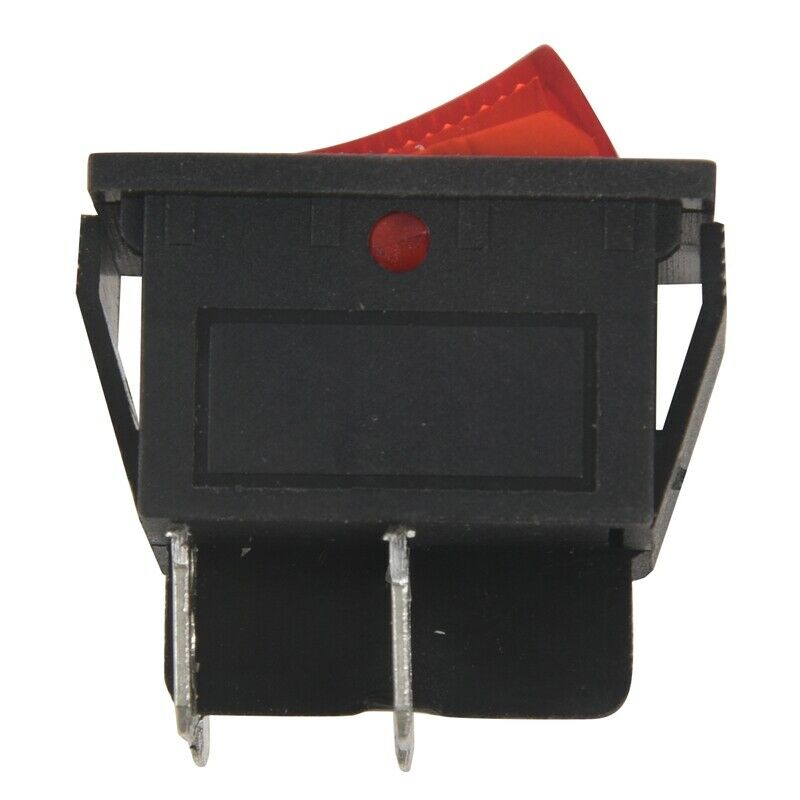 Red Light 4 Pin DPST ON/OFF Snap in Rocker Switch 15A/250V 20A/125V AC 28x22mmW6