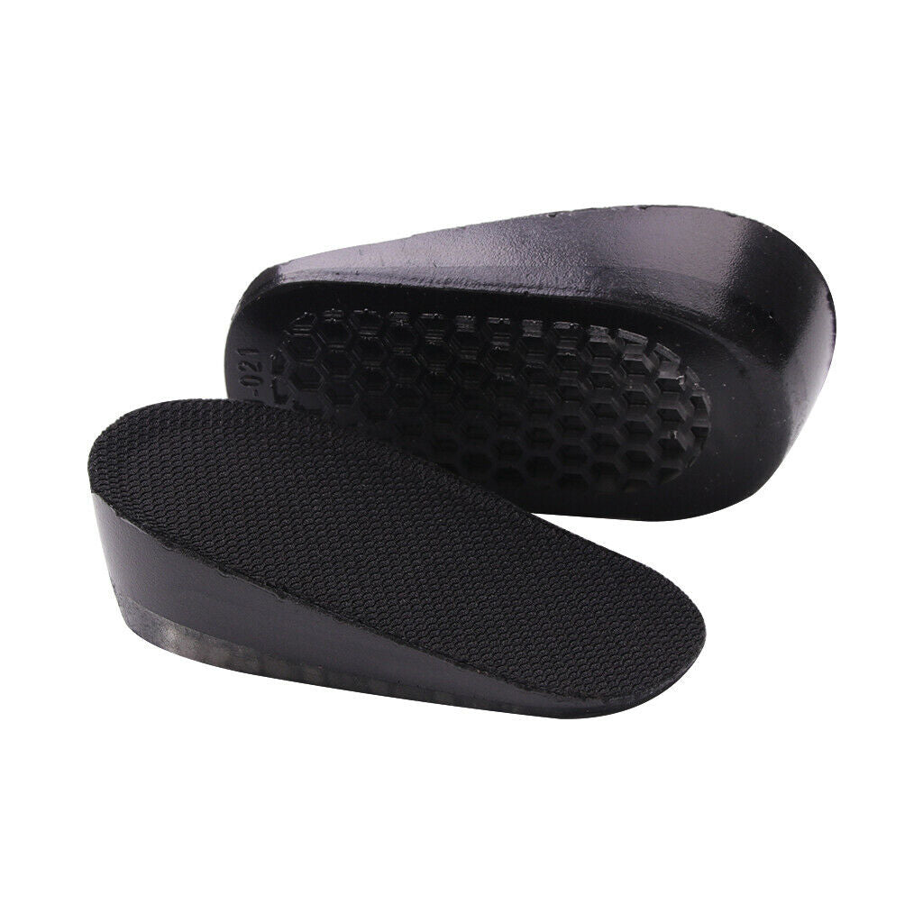 2 Pairs Adjustable Height Increase Template Soft Silicone Foot Insoles