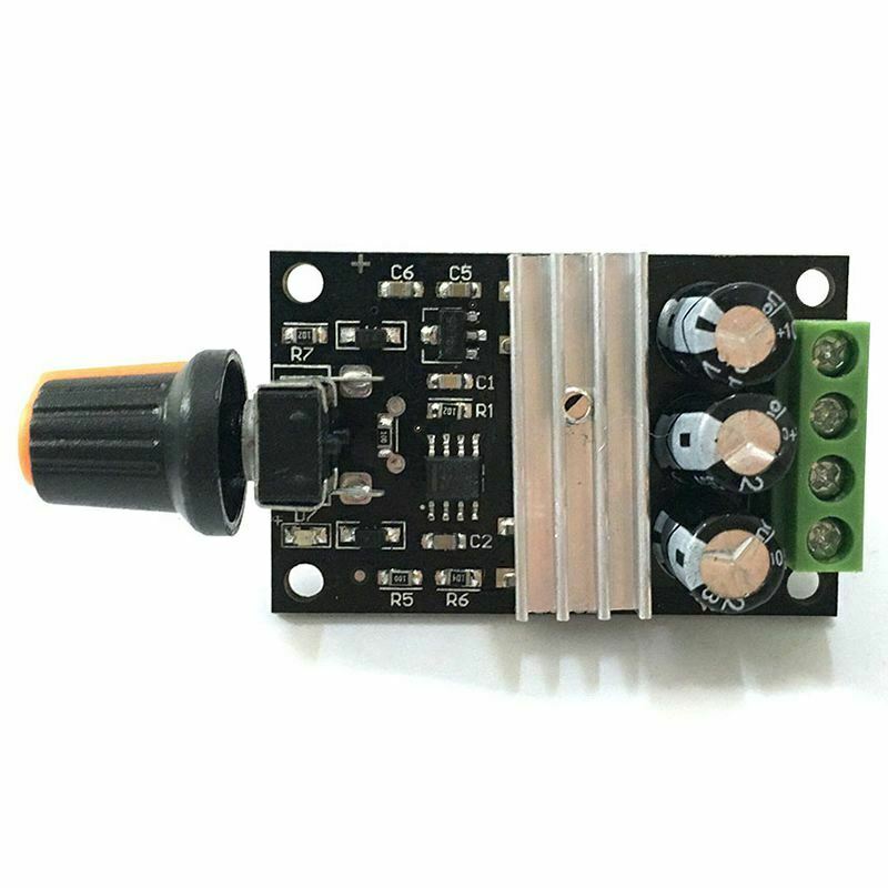 DC 6V 12V 24V 28VDC 3A 80W PWM Motor Speed Controller Regulator Adjustable VarB4