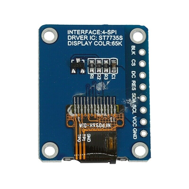 Ips 0.96 Inch 8 Pin Spi  65K Full Color Tft Module St7735 Drive Ic 80 x 160 LcH2