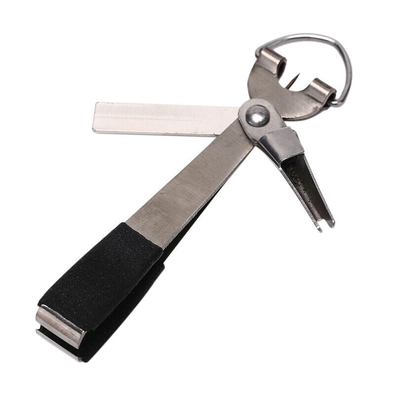 1Pc 4 In 1 Fishing Quick Knot Cutter Nippers Snip Tying Tool Nail Clipper.l8