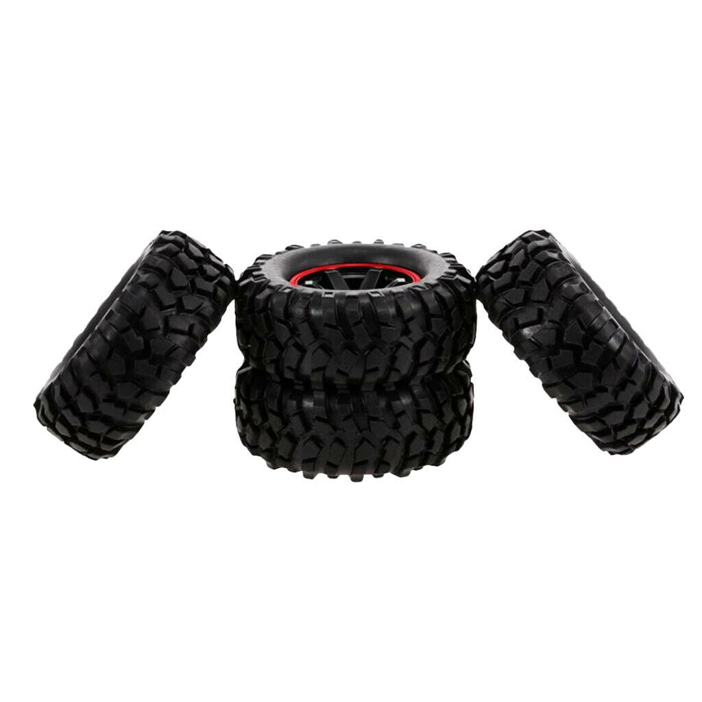 96mm rubber tires 1.9 "wheels for 1/10 RC rock crawler buggy