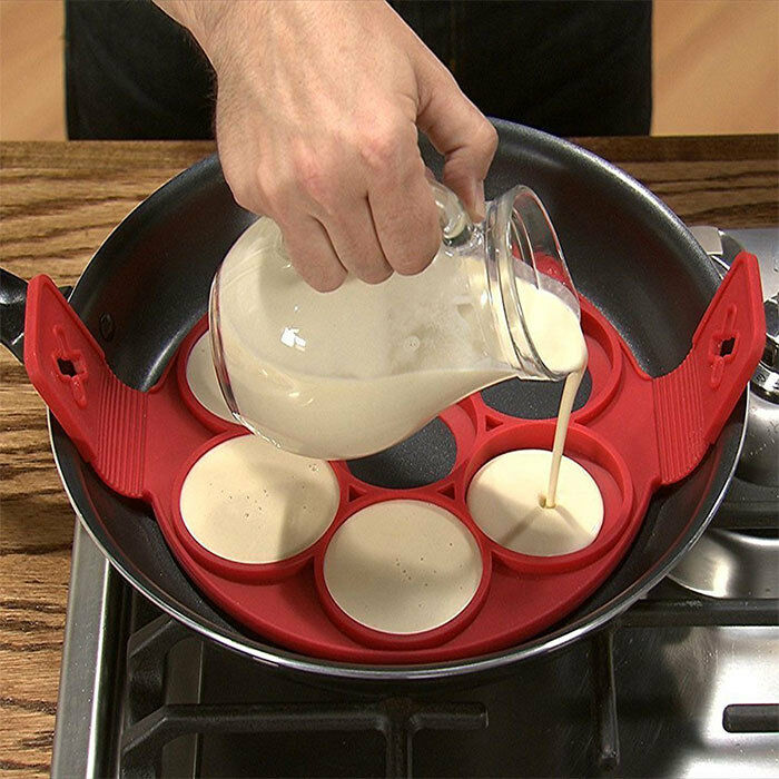 Silicone Mold 7 Blinis Pancakes Omelettes Others for Cooking À La Stove New