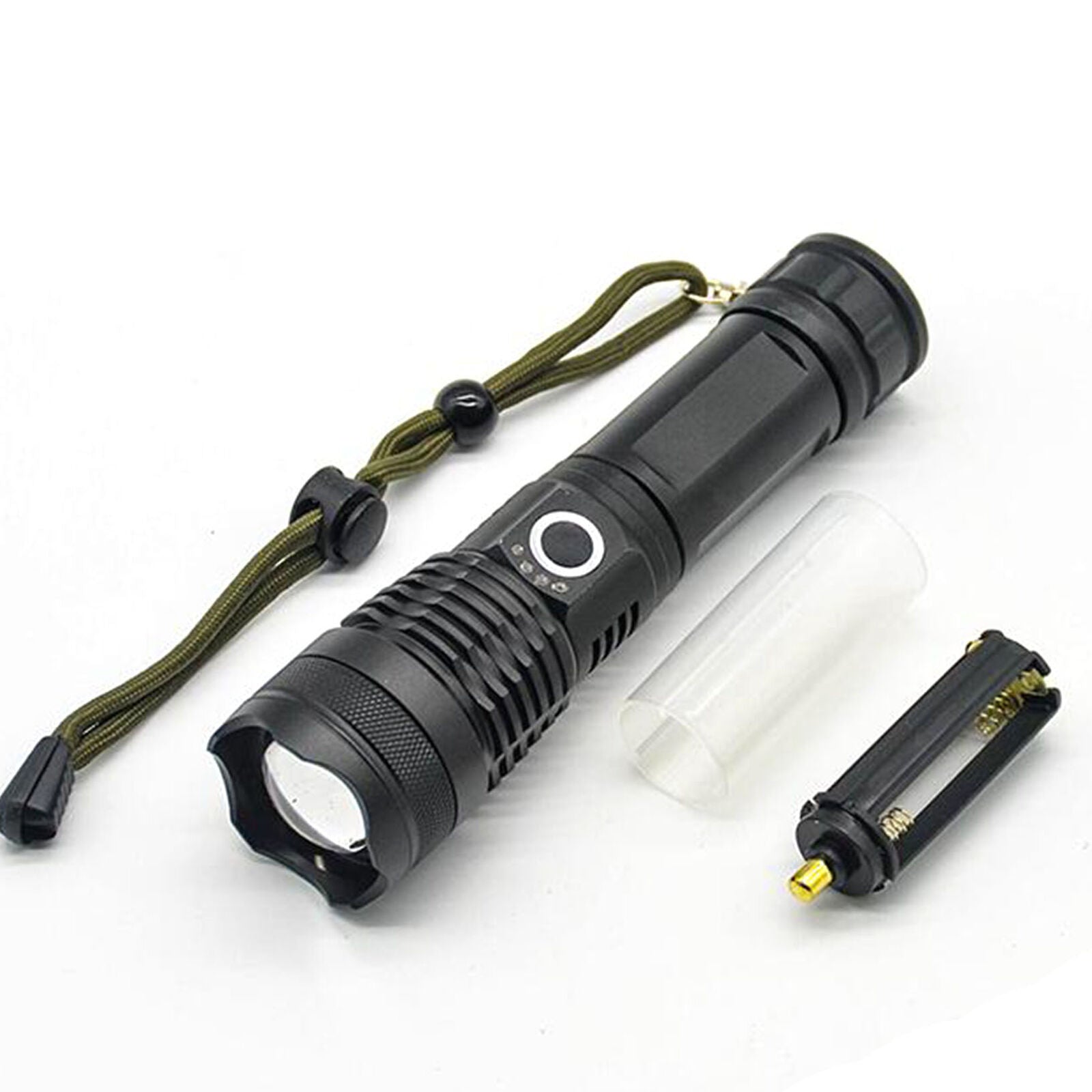 900000Lumens High Power XHP50 Zoom Flashlight LED Rechargeable Torch Torch Light