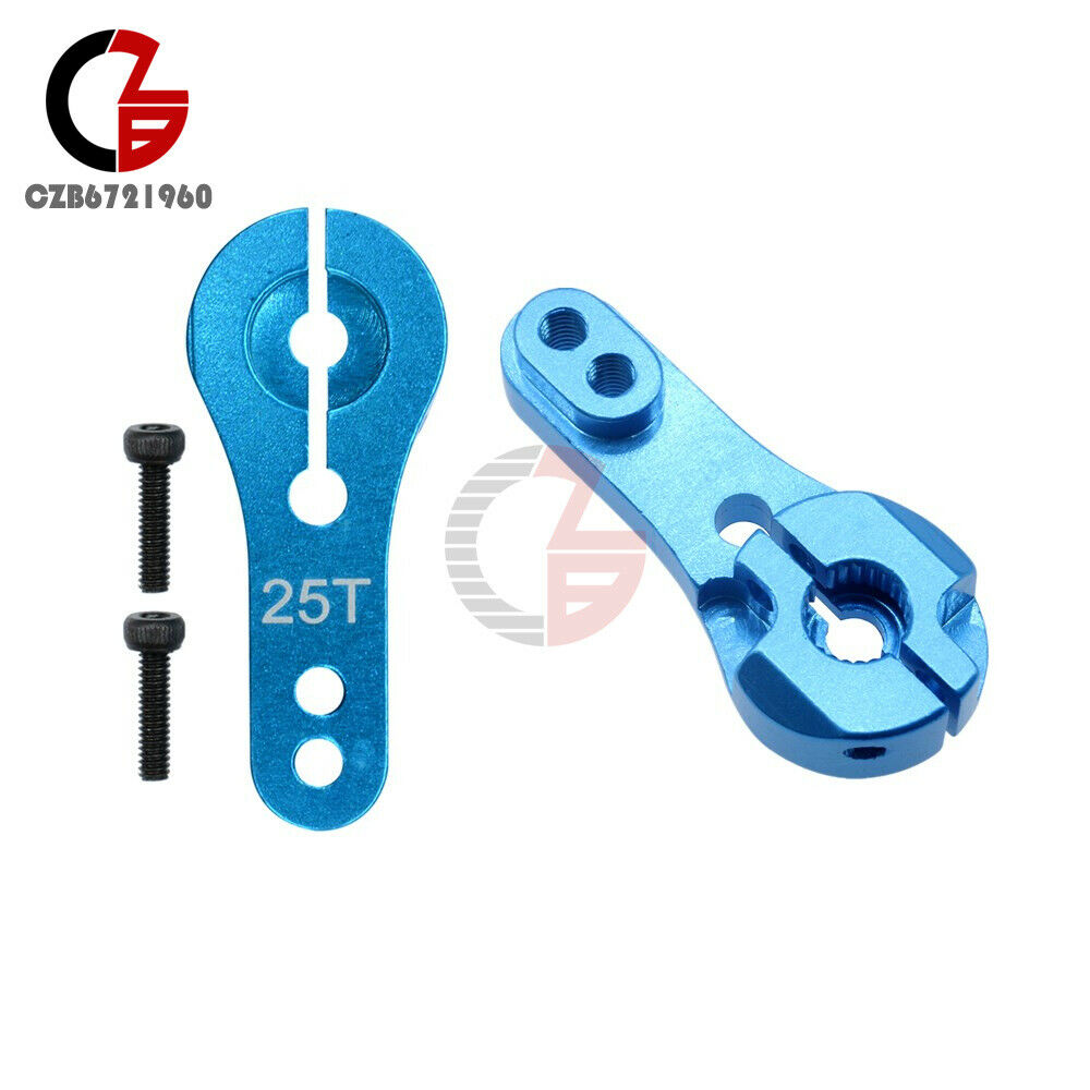 Blue RC Steering Servo Half Arm 25T Big Torque Aluminum Fit Metal MG996 MG995