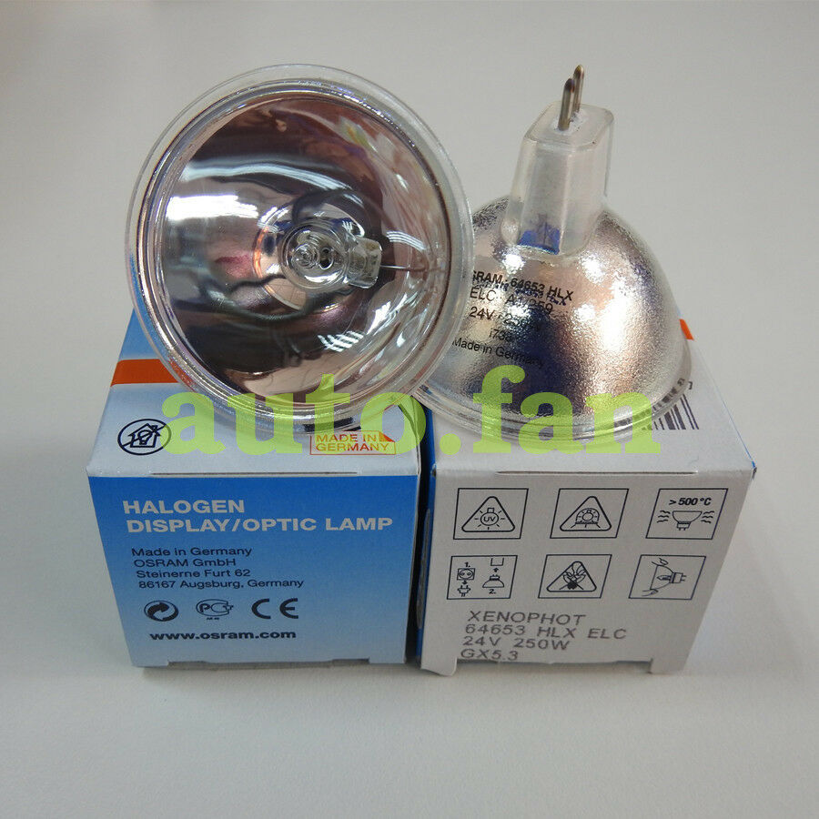 1PCS for OSRAM ELC 64653 24V250W Endoscope Microscope Halogen Bulb G6.35