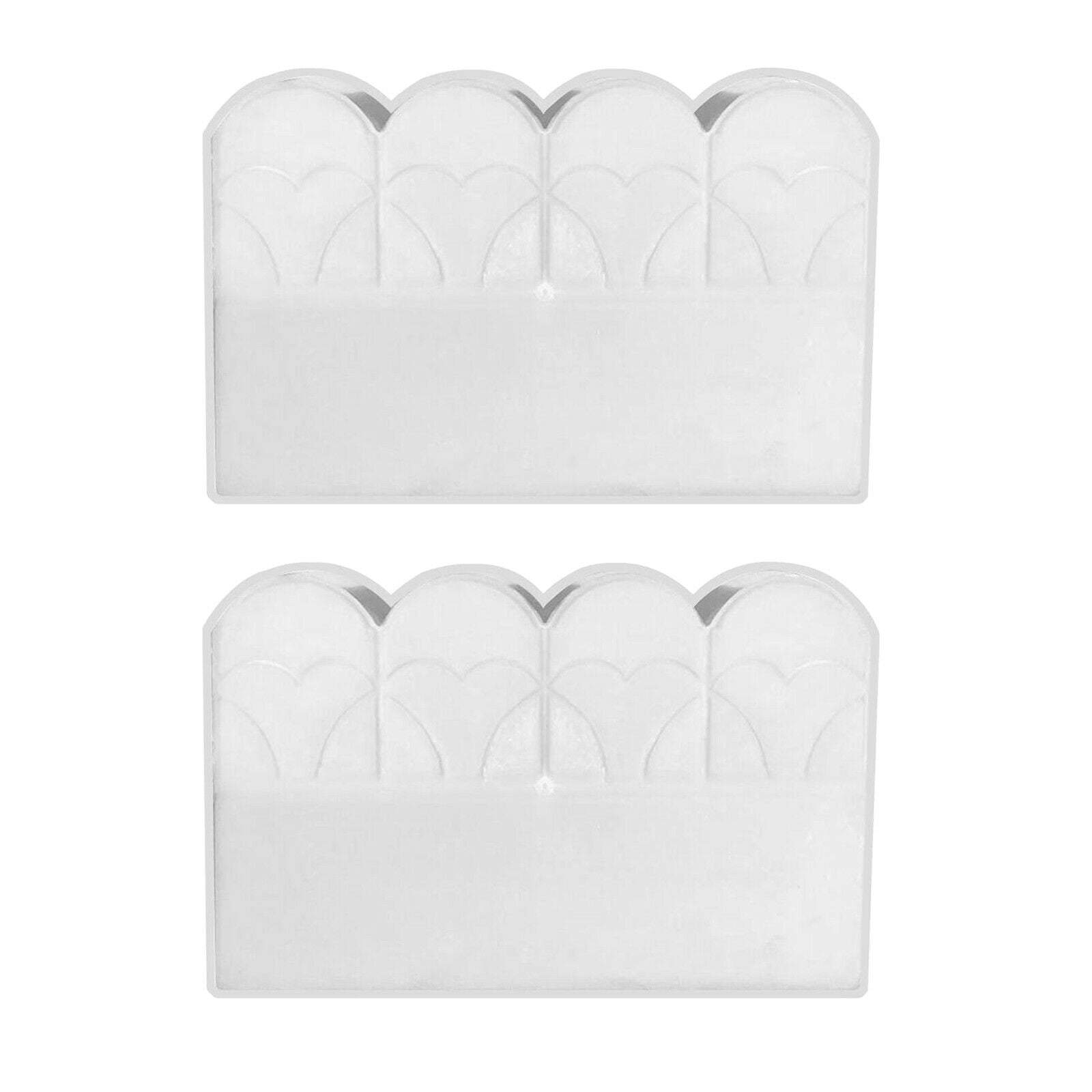 2pcs 40cm Plastic Garden Fence Mould Concrete Cement Fence Molds Walk Maker