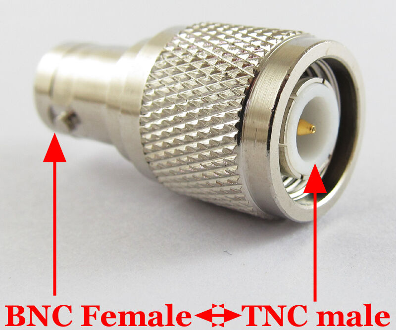 1x Brass BNC Jack Female to TNC Plug Male Straight RF Coax Connector Adapter New