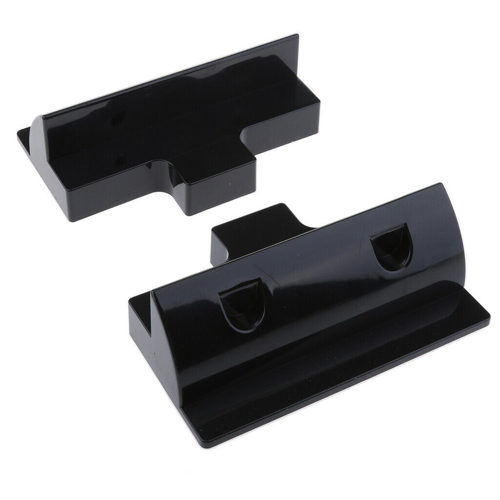 Solar Panel Short Side Mounting Brackets /Mounts for Motorhome Boat Black