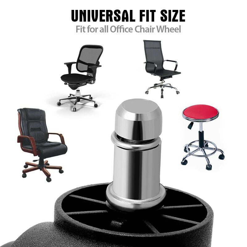 2"Universal Mute Chair Wheel Office Chair Caster Replacement Casters RubberY1