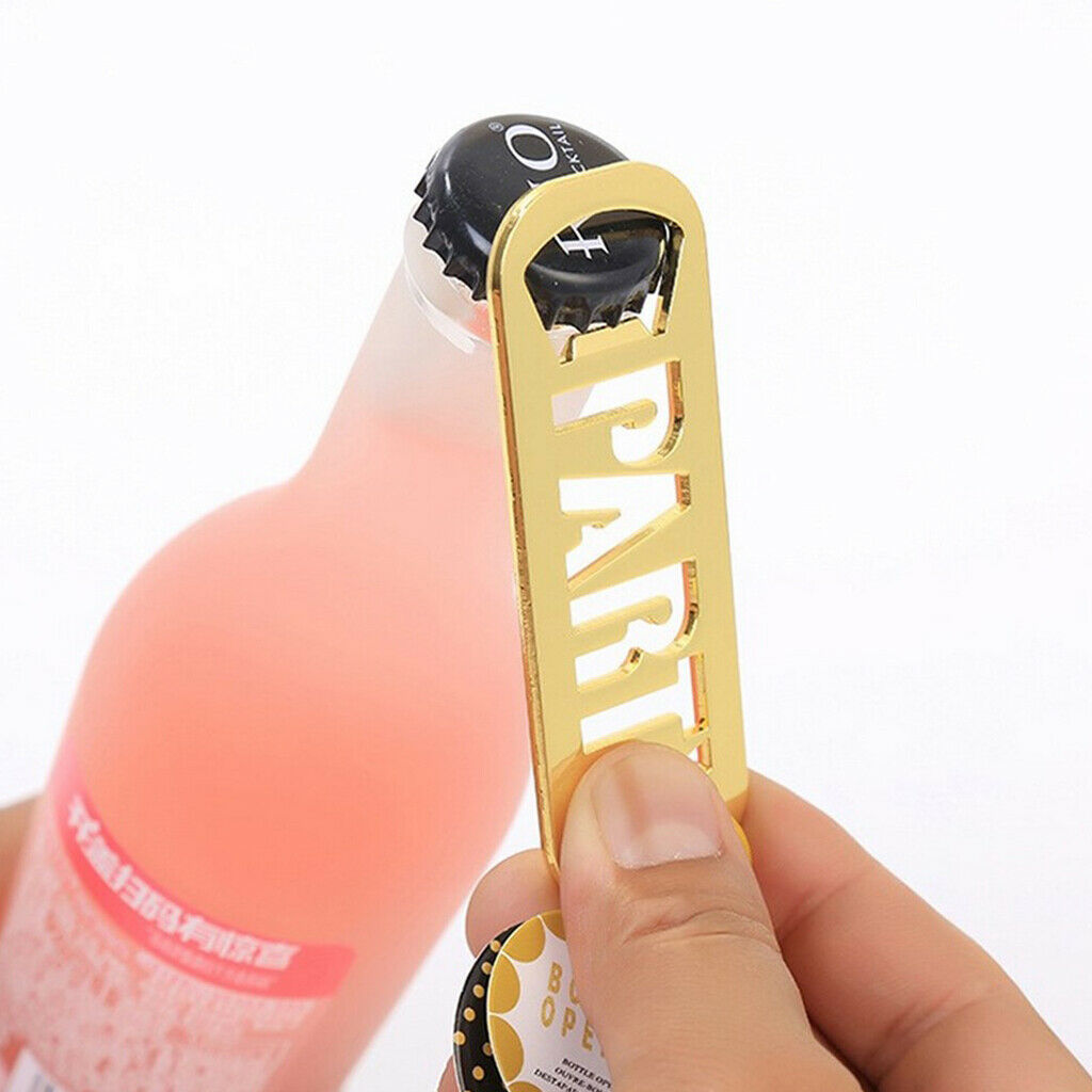 Golden Practical Wine Beer Bottle Opener Wedding Party Set Gift