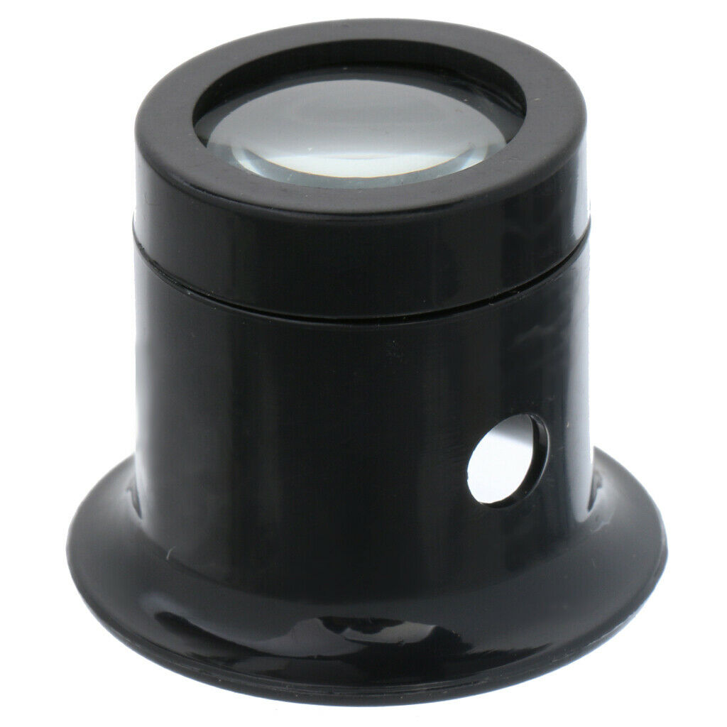 2 Pieces 10X Magnifier 5X Magnifier for Watch Repair Jewelry for Jewelers