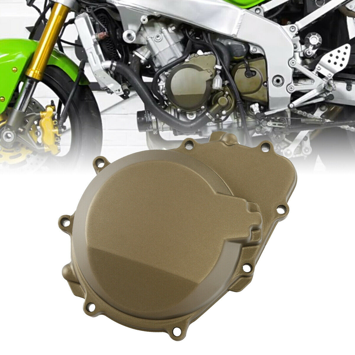 Motorcycle Left Stator Cover Crankcase Fit For Kawasaki ZX6R ZX636 2003-2004