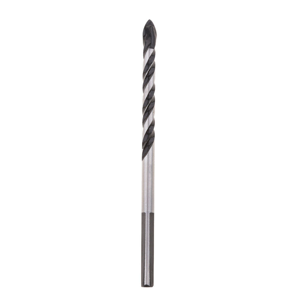 10 Pieces Cemented Carbide Drill Bits Metal Twist Drill Set Wood Tools 6mm