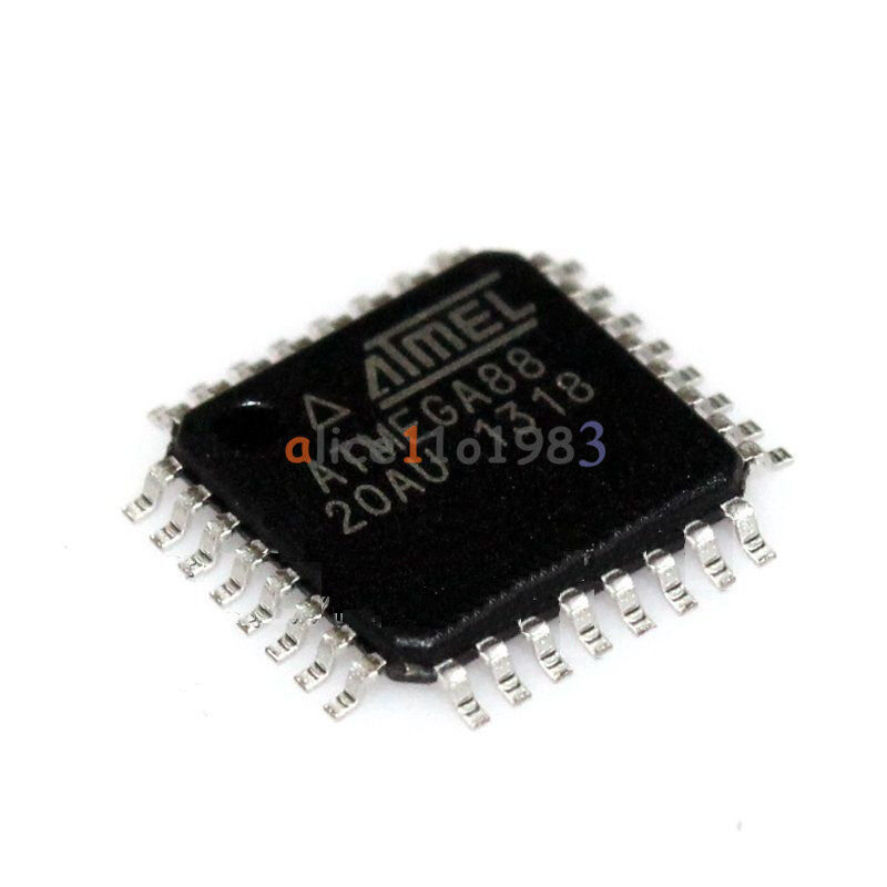 10PCS IC ATMEGA88-20AU ATMEGA88 IC AVR MCU 8K 20MHZ 5V 32TQFP