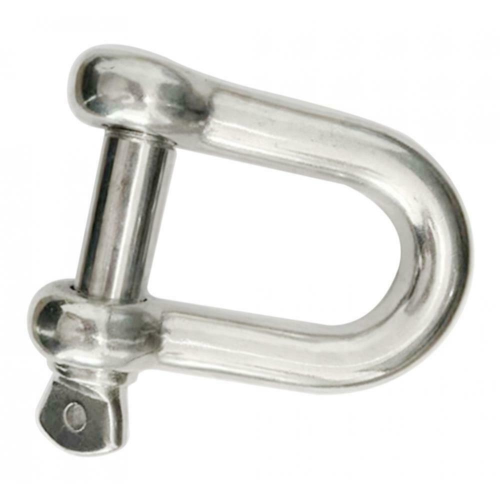 16MM D Shackle D-Ring Rustproof For Mairne Sailing Sailboat RV Heavy Duty