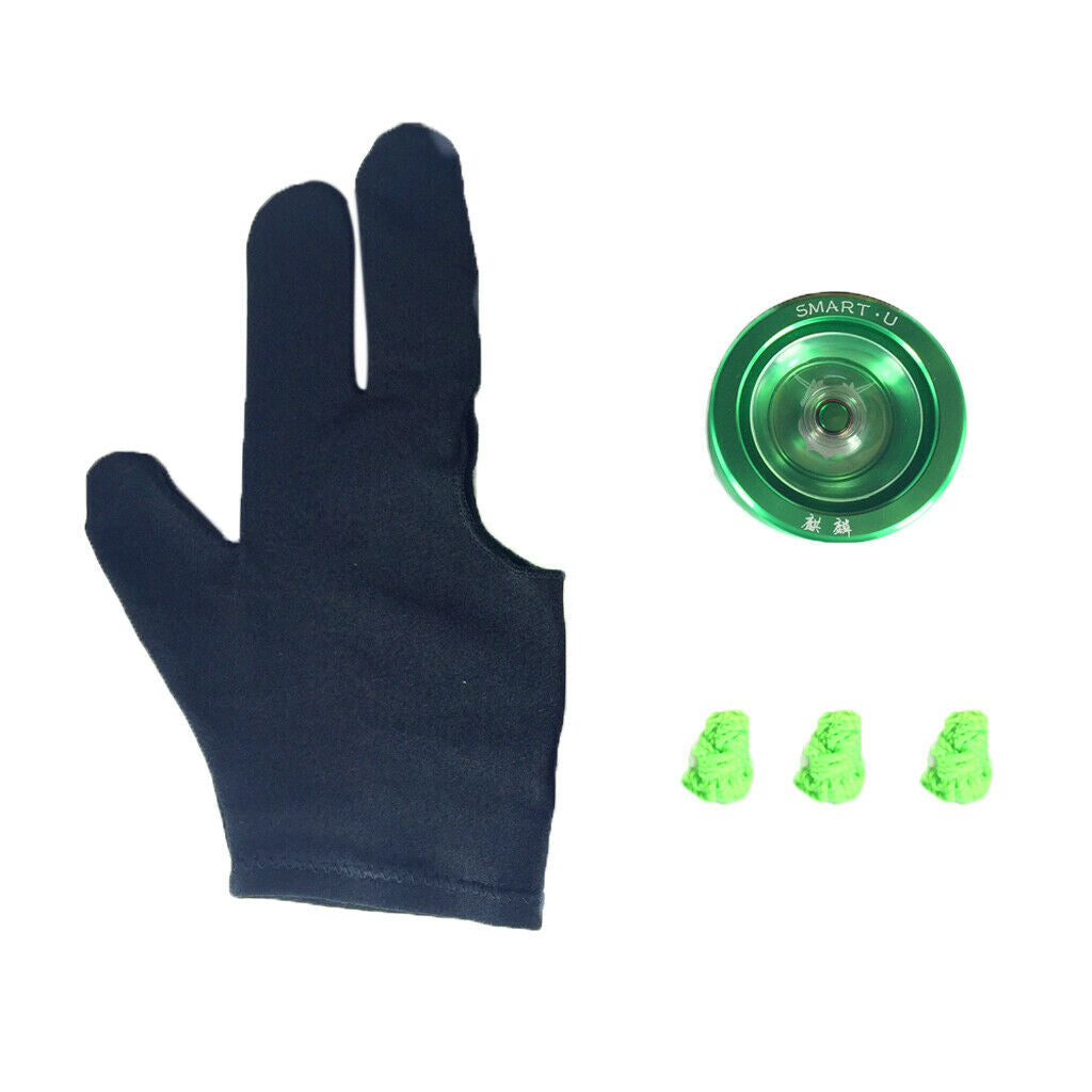 New Professional YoYo Ball Bearing String Trick Alloy Kids Toys Green Outdoor